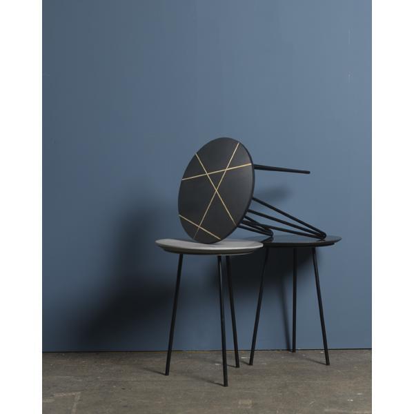 Fuhrhome Black / Brass Turin Side Table – image 2