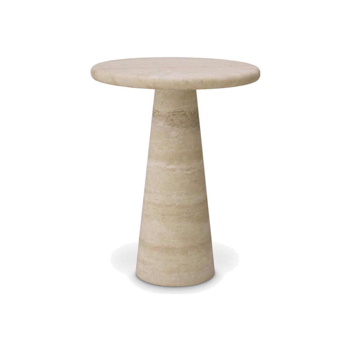 Eichholtz Large Adriana Side Table in Travertine – image 1