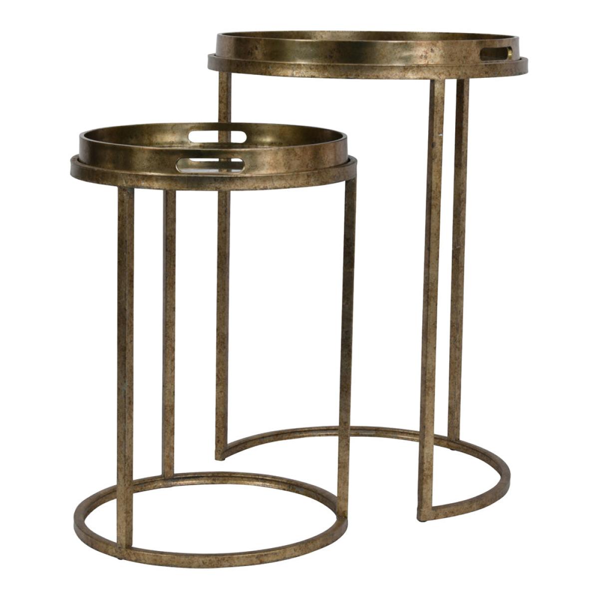 Libra Constellation Map Set Of Two Side Tables – image 2