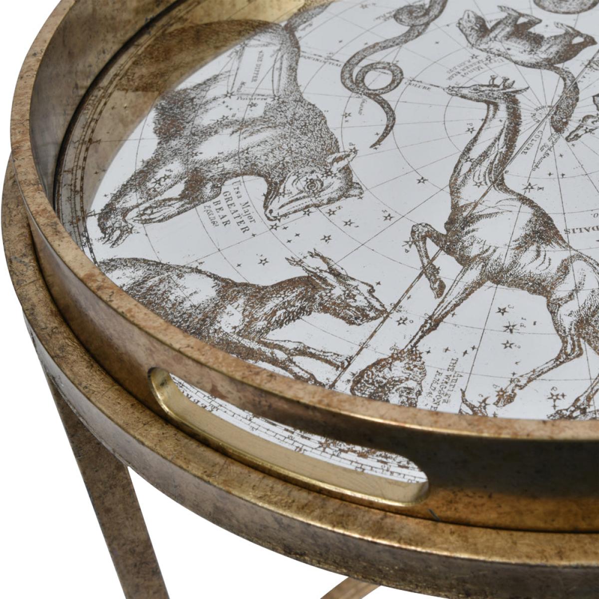 Libra Constellation Map Set Of Two Side Tables – image 5