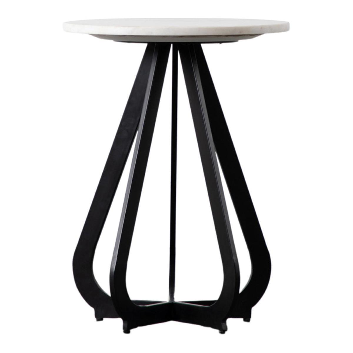Gallery Interiors Anton Side Table Black – image 2
