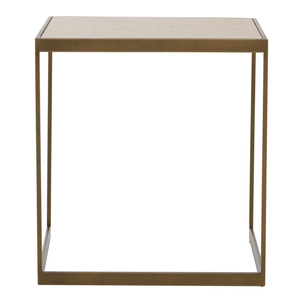 Olivia's Grayson Large End Table in Oak & Brushed Brass – image 4