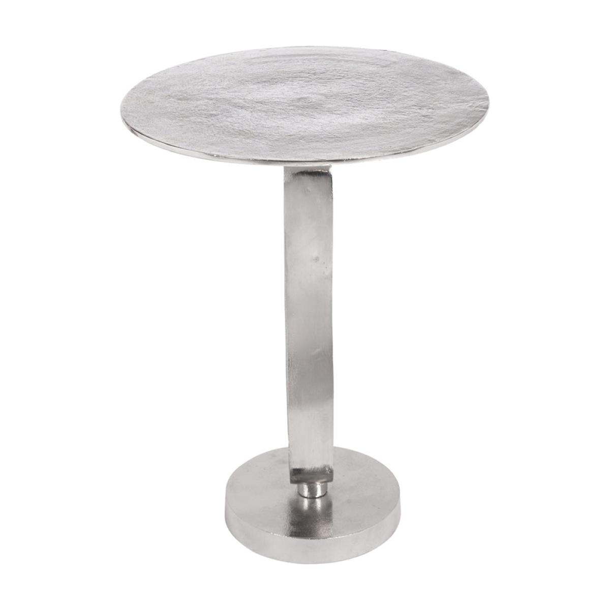 Olivia's Zante Shiny Metal Table in silver – image 2