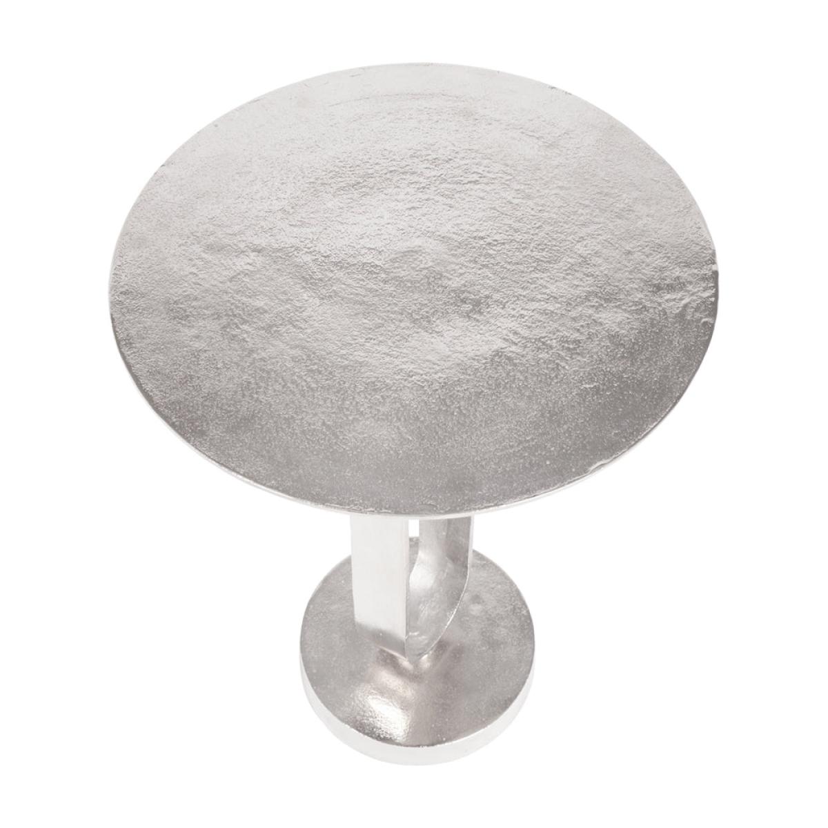 Olivia's Zante Shiny Metal Table in silver – image 4