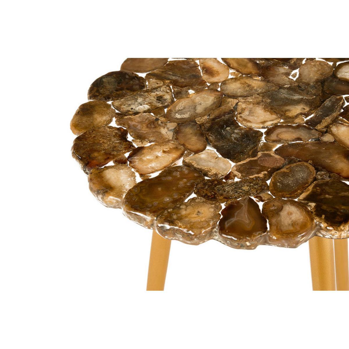 Olivia's Agate Stone Side Table – image 2
