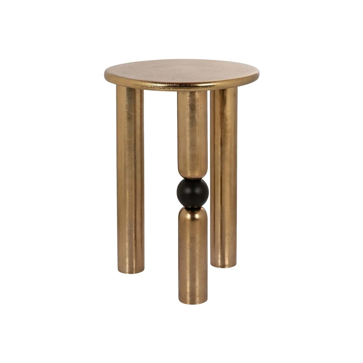 Richmond Interiors Marshall Side Table in Gold