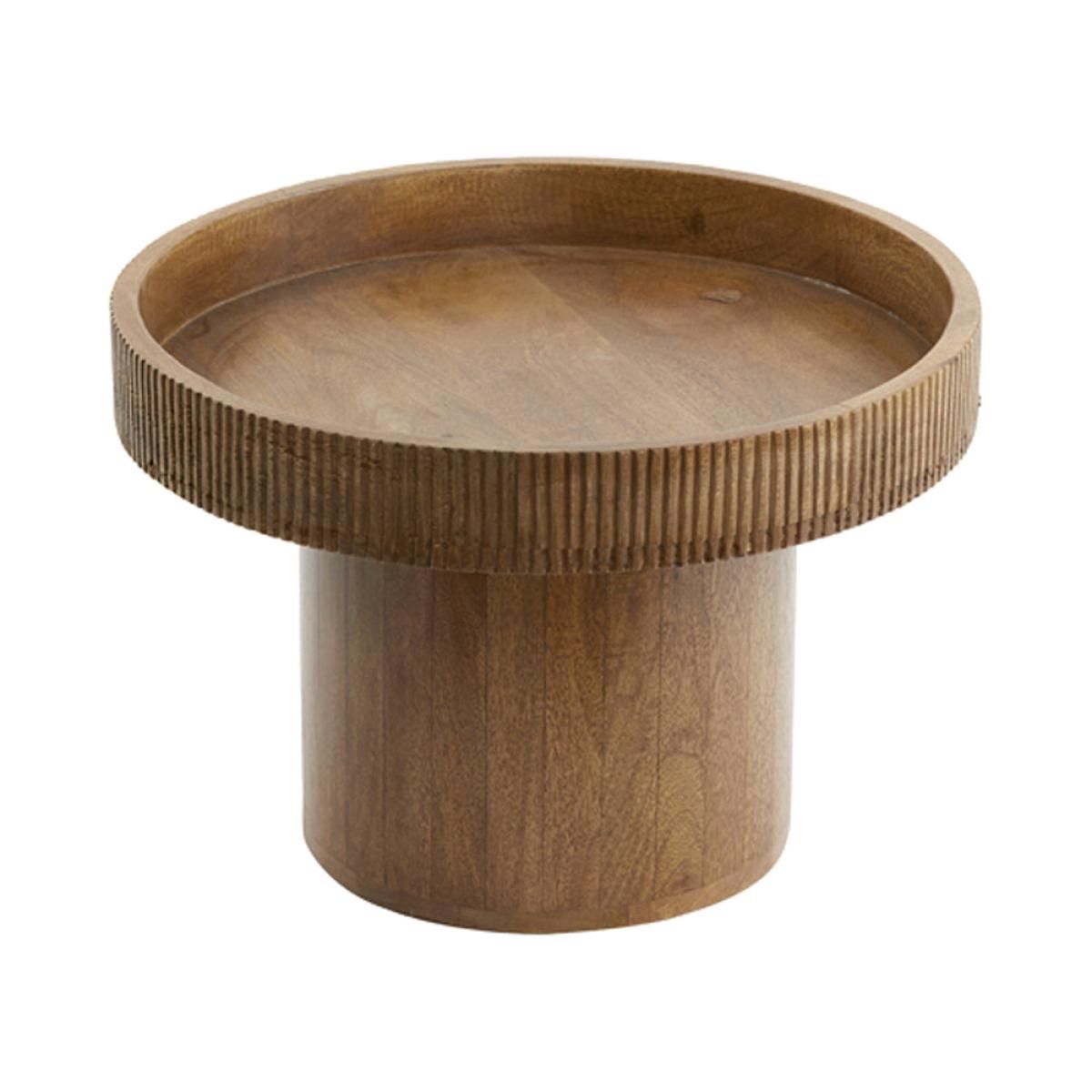 Light & Living Kalomo Dark Brown Wood Side Table – image 2