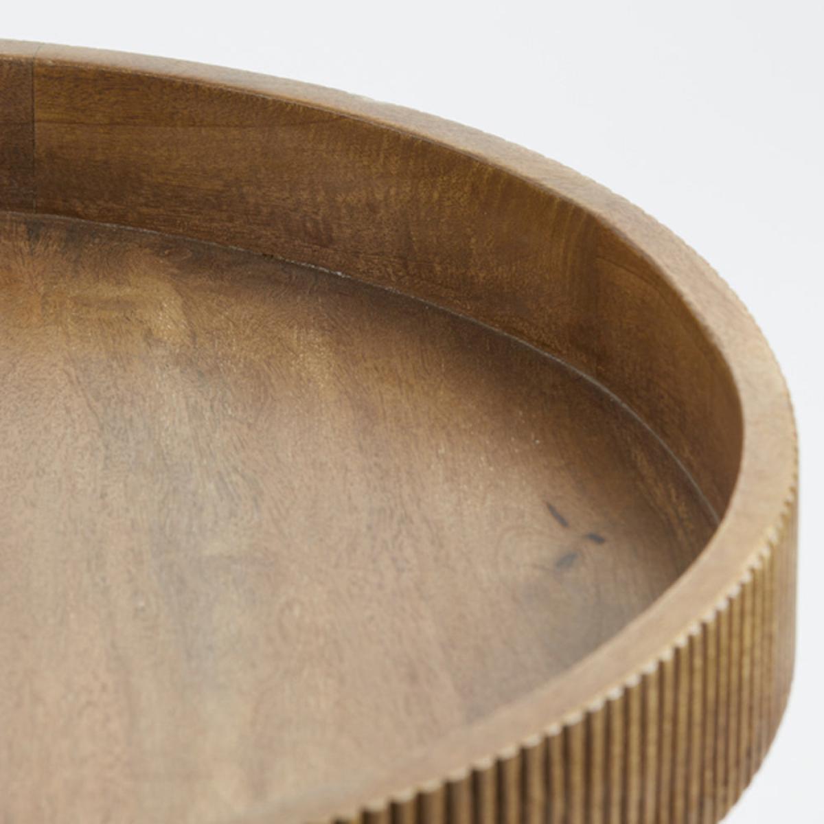 Light & Living Kalomo Dark Brown Wood Side Table – image 5