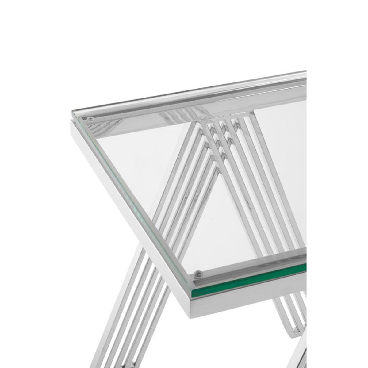 Olivia's Pipe Silver Side Table – image 5