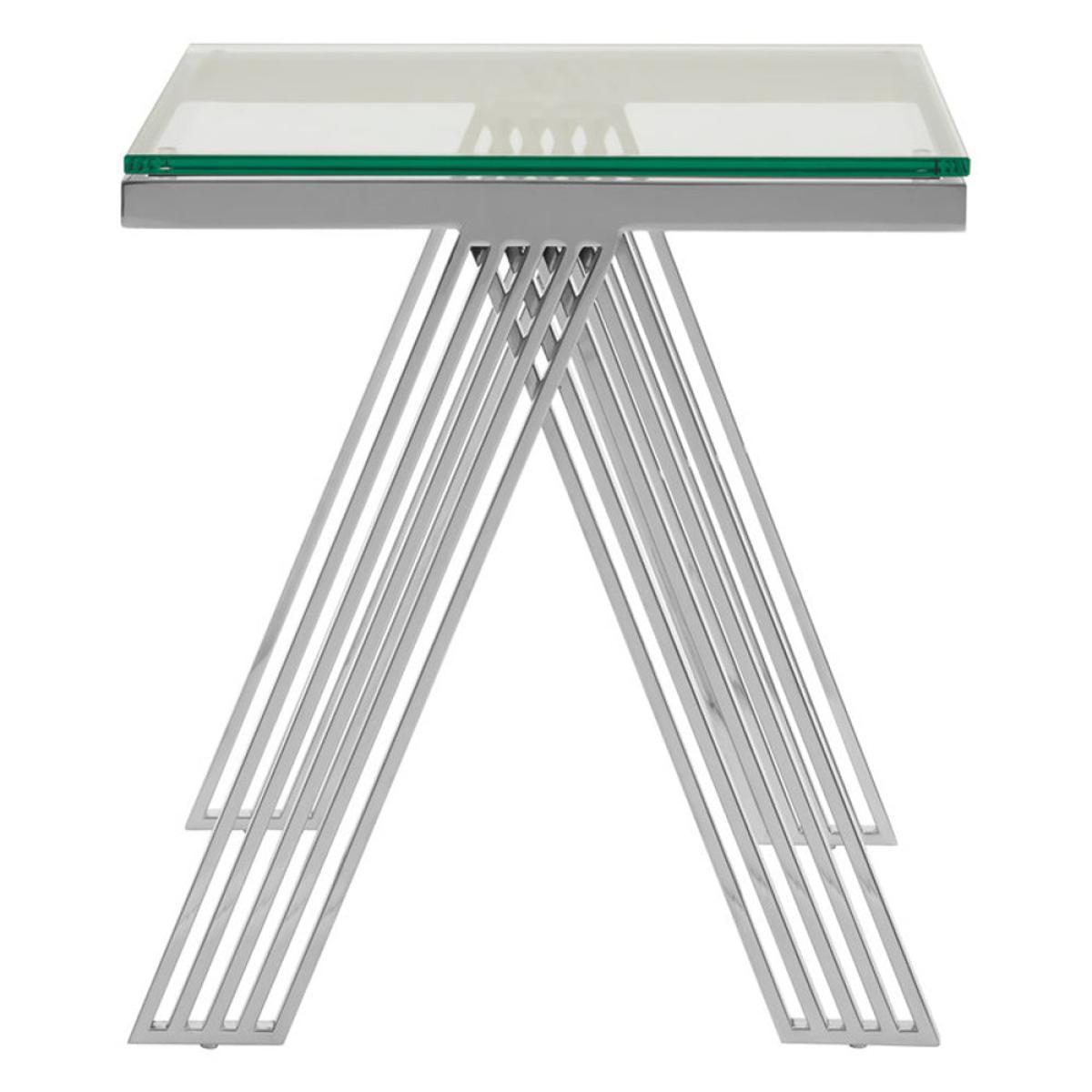 Olivia's Pipe Silver Side Table – image 8