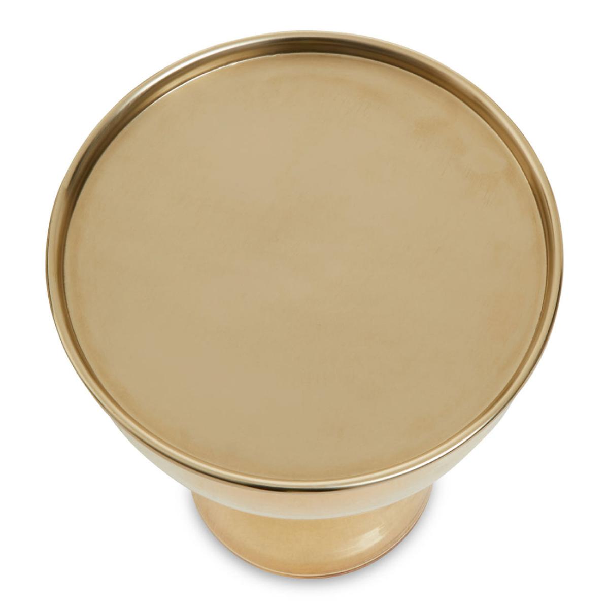 Olivia's Madison Side Table in Gold & Amber – image 3