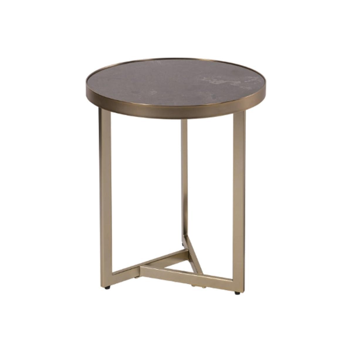 RV Astley Cullen Side Table Matt Champagne Caviar