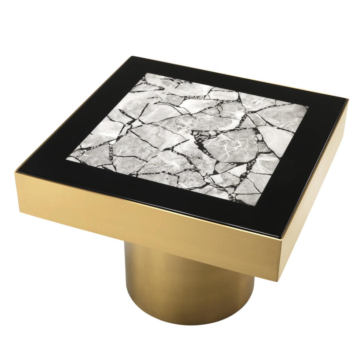 Eichholtz Tatler Side Table in Brushed Brass Finish – image 2