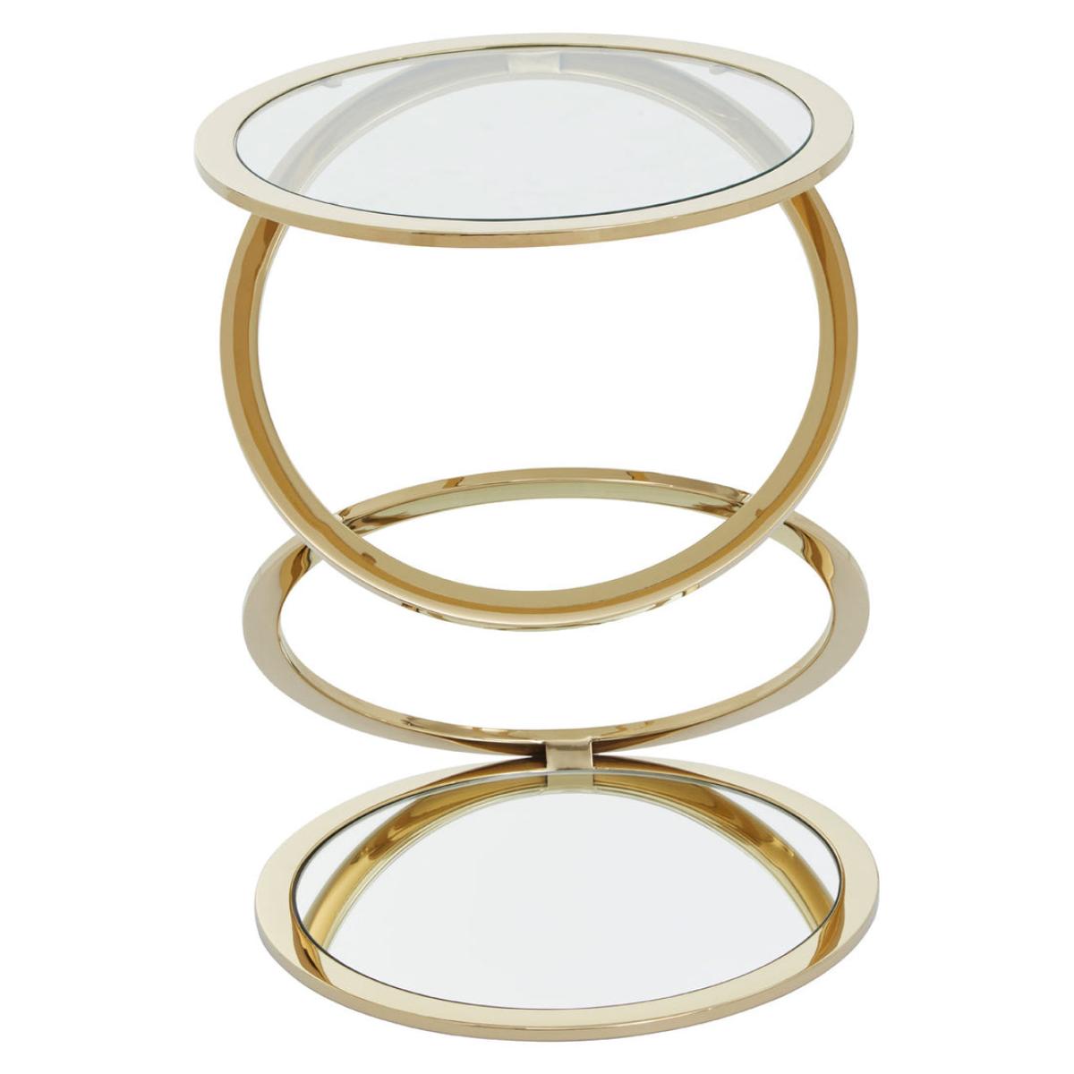 Olivia's Oscar End Table in Gold – image 2