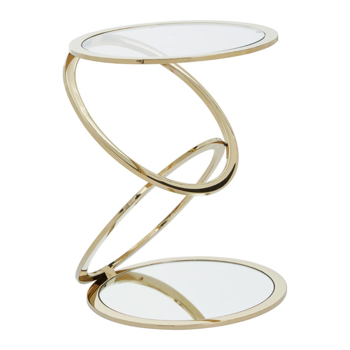 Olivia's Oscar End Table in Gold – image 3