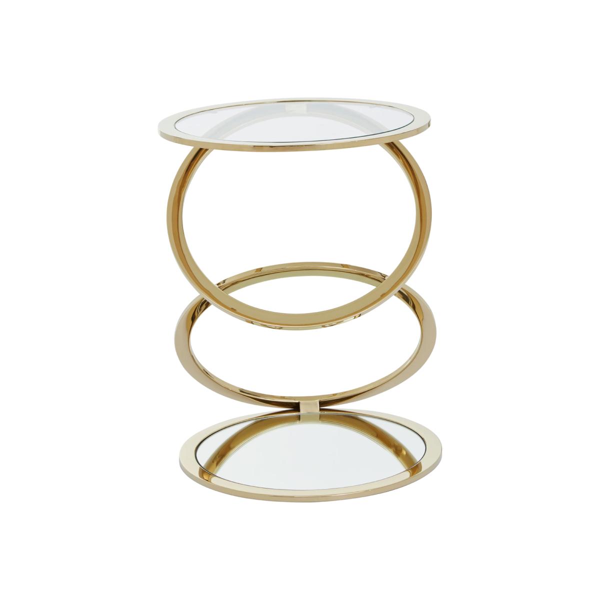 Olivia's Oscar End Table in Gold – image 1
