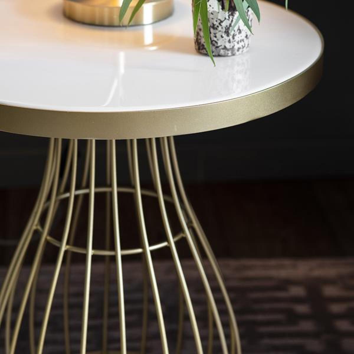 Gallery Direct Southgate Side Table Champagne – image 3