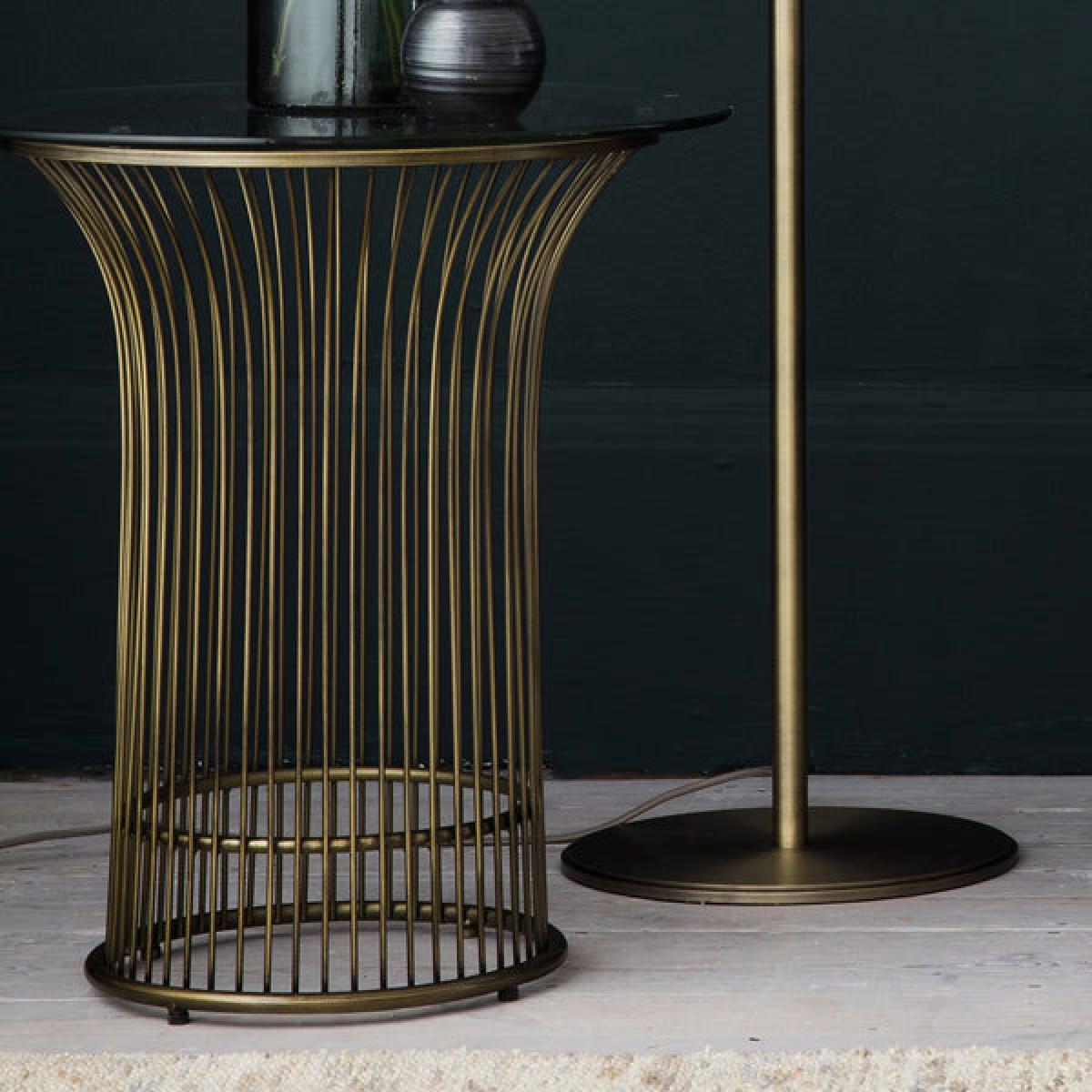 Gallery Direct Zepplin Side Table Bronze – image 4