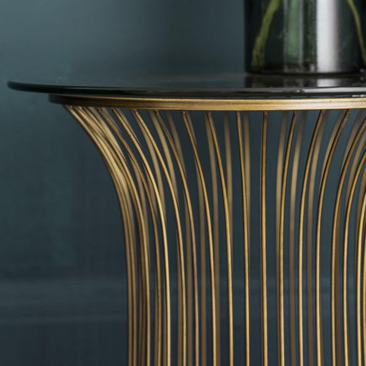 Gallery Direct Zepplin Side Table Bronze – image 5