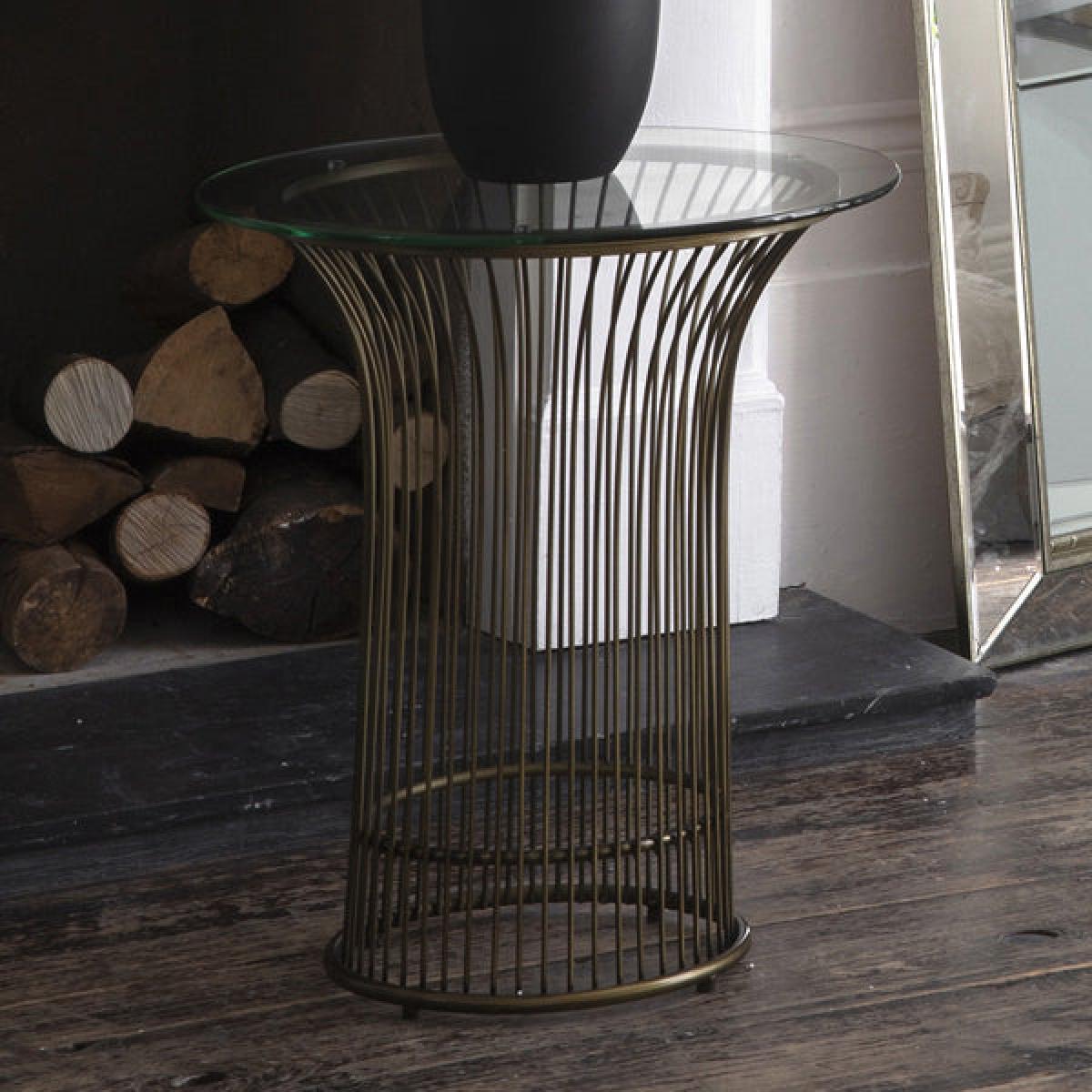Gallery Direct Zepplin Side Table Bronze – image 6