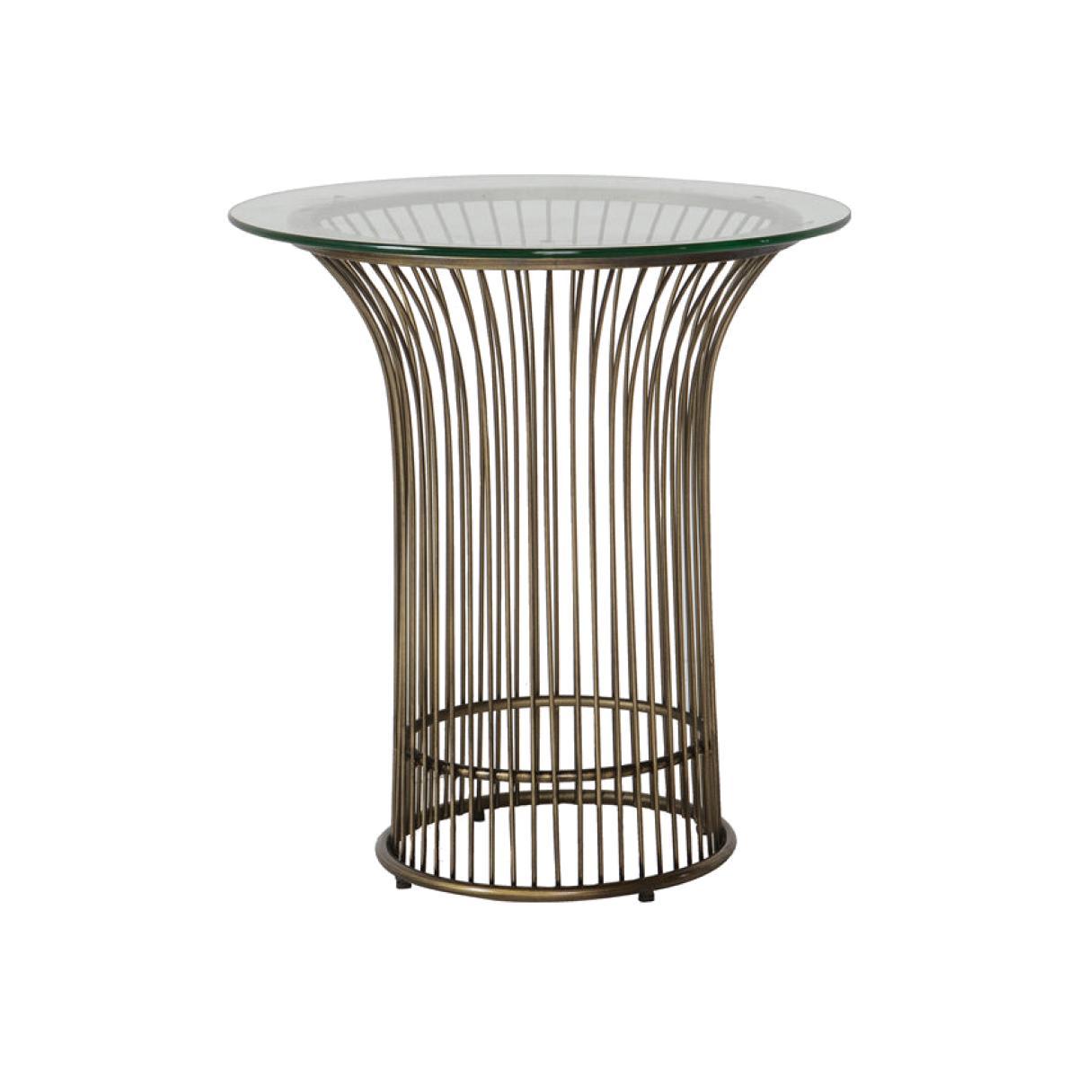 Gallery Direct Zepplin Side Table Bronze – image 1
