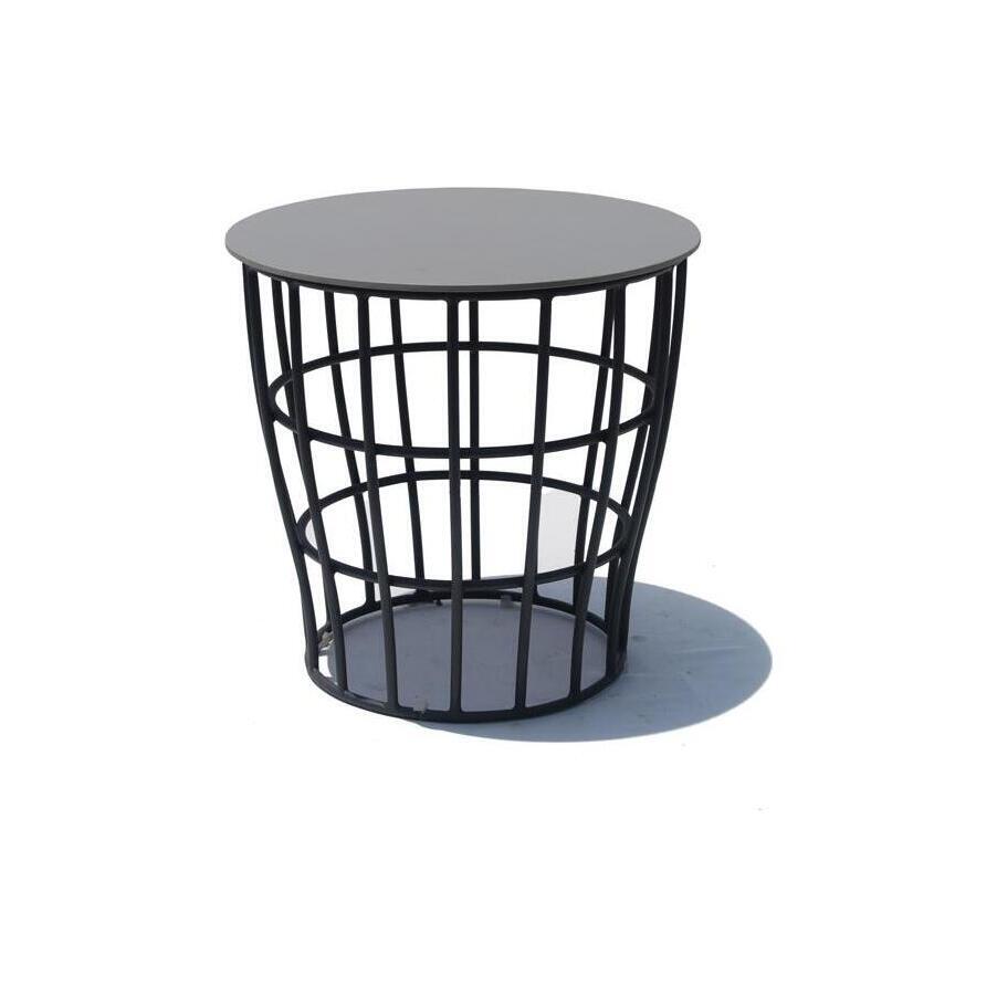 Skyline Outdoor Side Table Optik Grey Round Outdoor Side Table – image 1