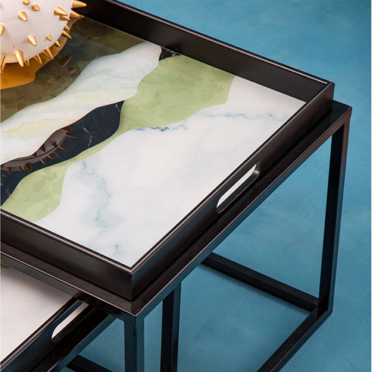 Olivia's Set of 2 Seline Side Tables in Assorted Colours – image 6
