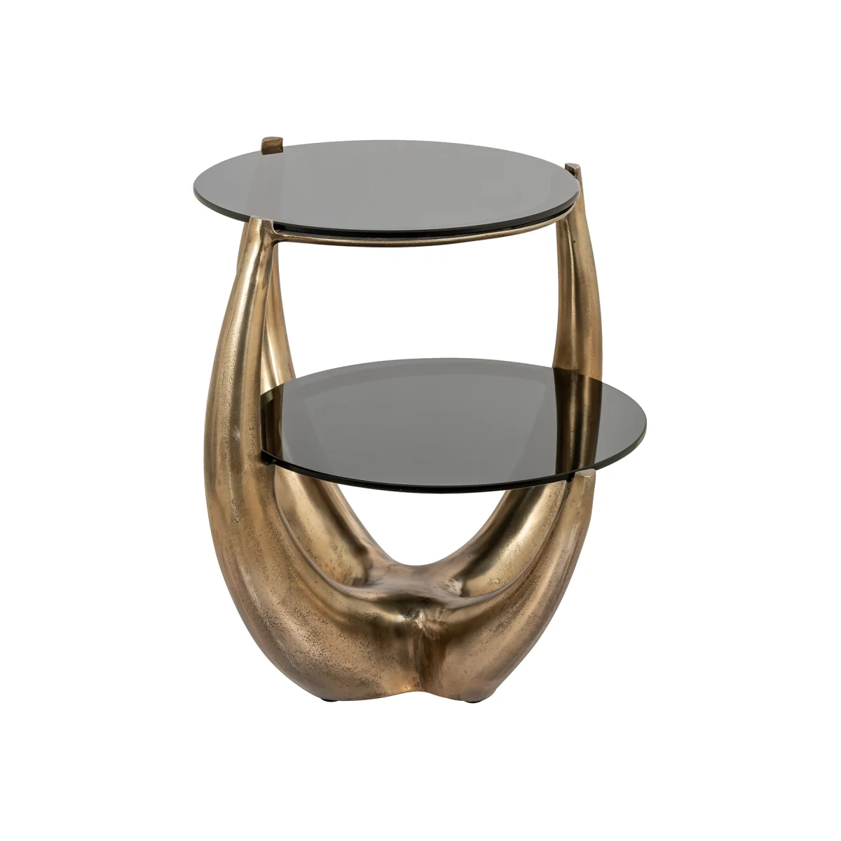 Richmond Interiors Aida Gold Side Table