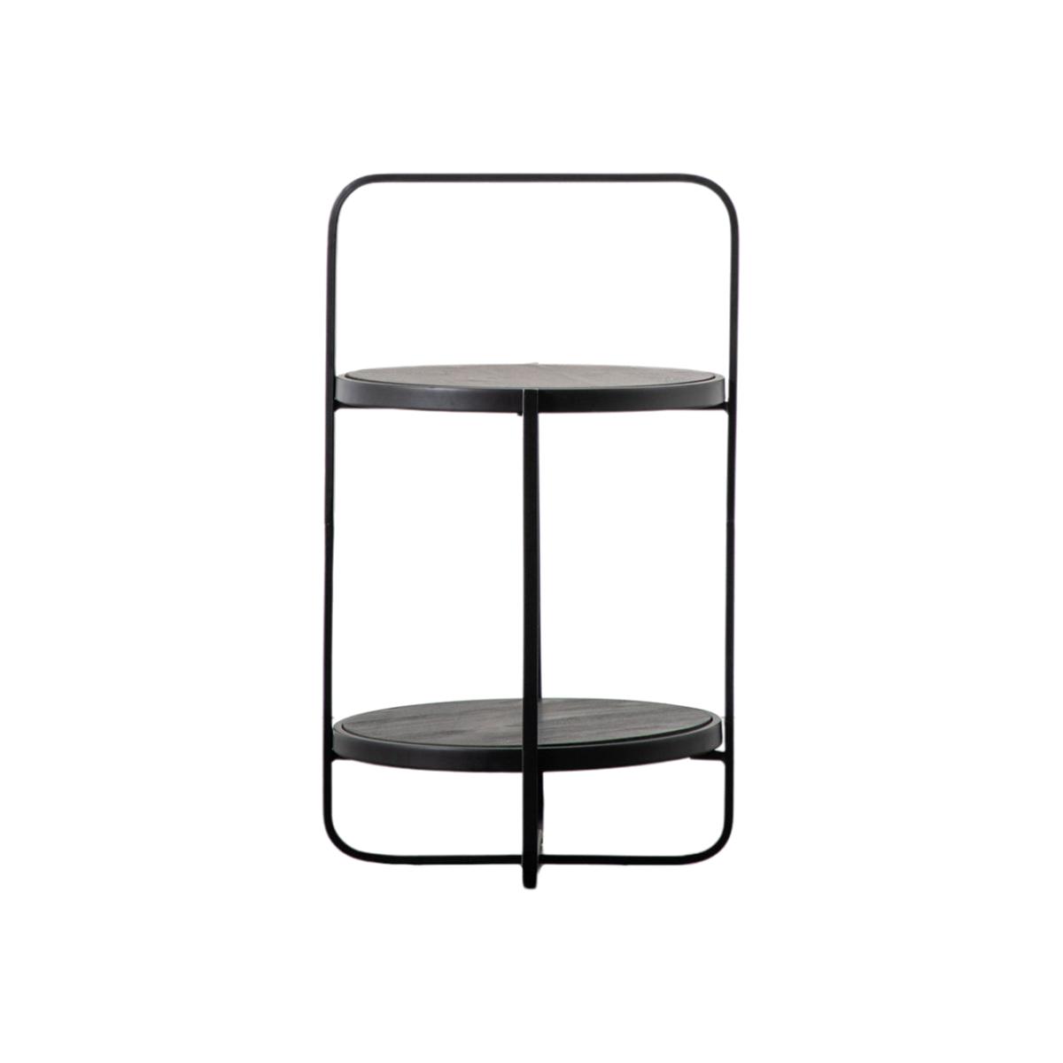 Gallery Interiors Dunley Side Table in Black – image 1