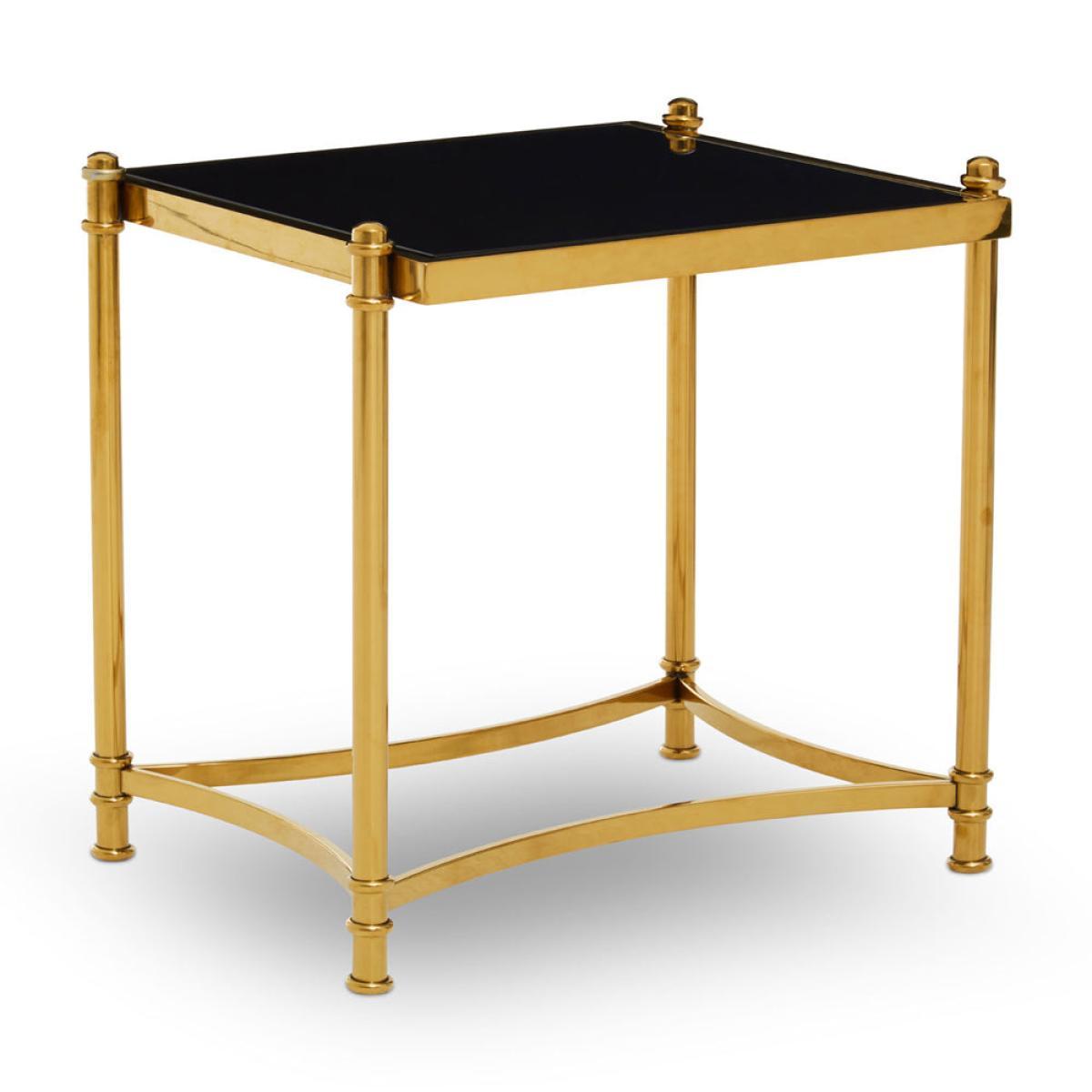 Olivia's Ackley Side Table Black And Gold – image 3