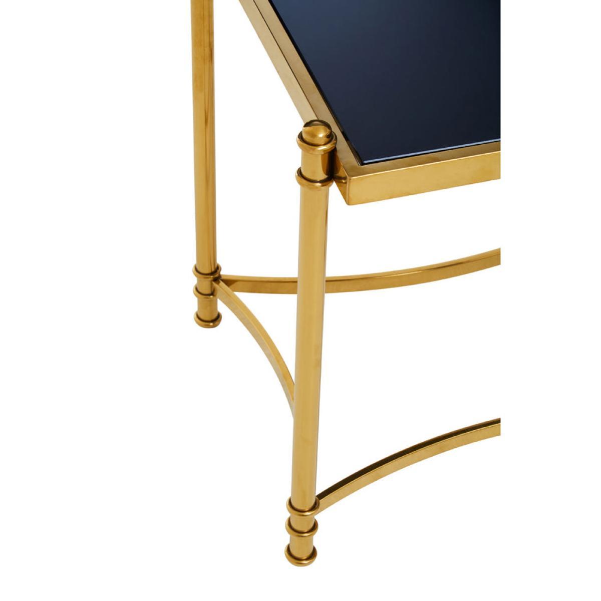 Olivia's Ackley Side Table Black And Gold – image 4