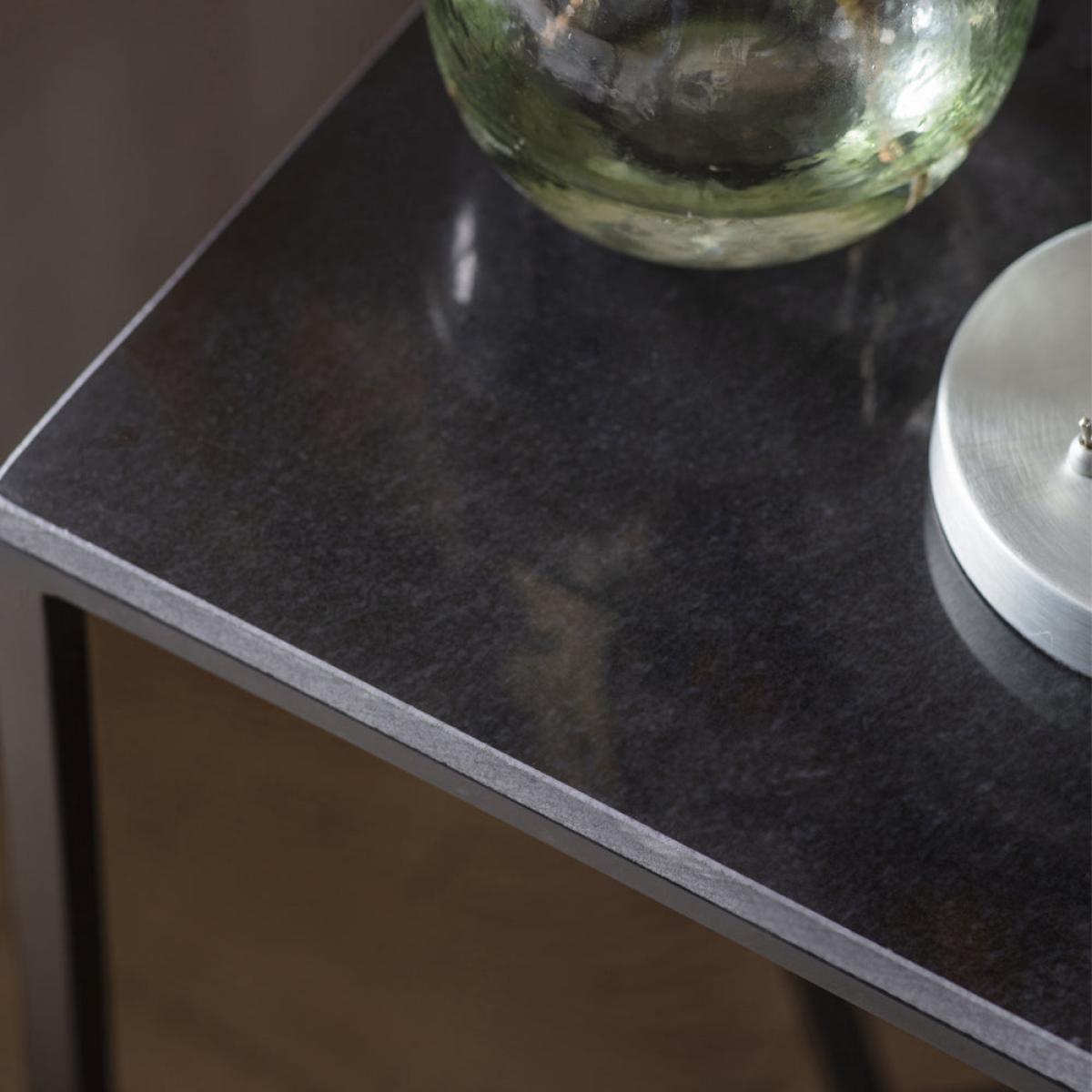 Garden Trading Oxford Side Table in Black Marble – image 2