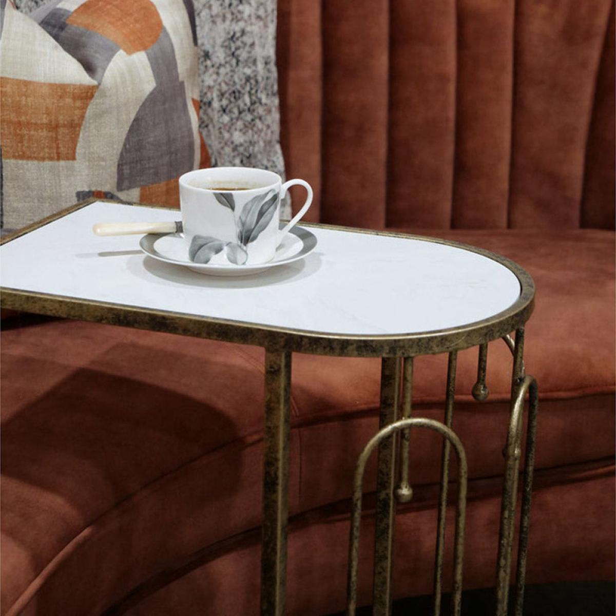 Mindy Brownes Estela Marble Sofa Side Table – image 6