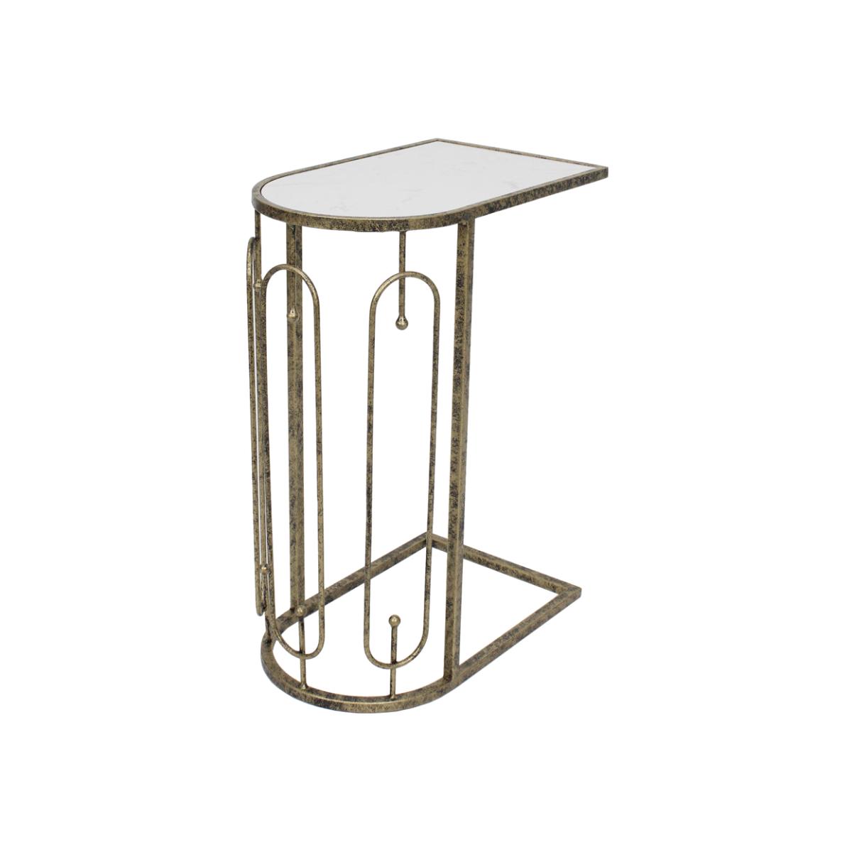Mindy Brownes Estela Marble Sofa Side Table – image 1