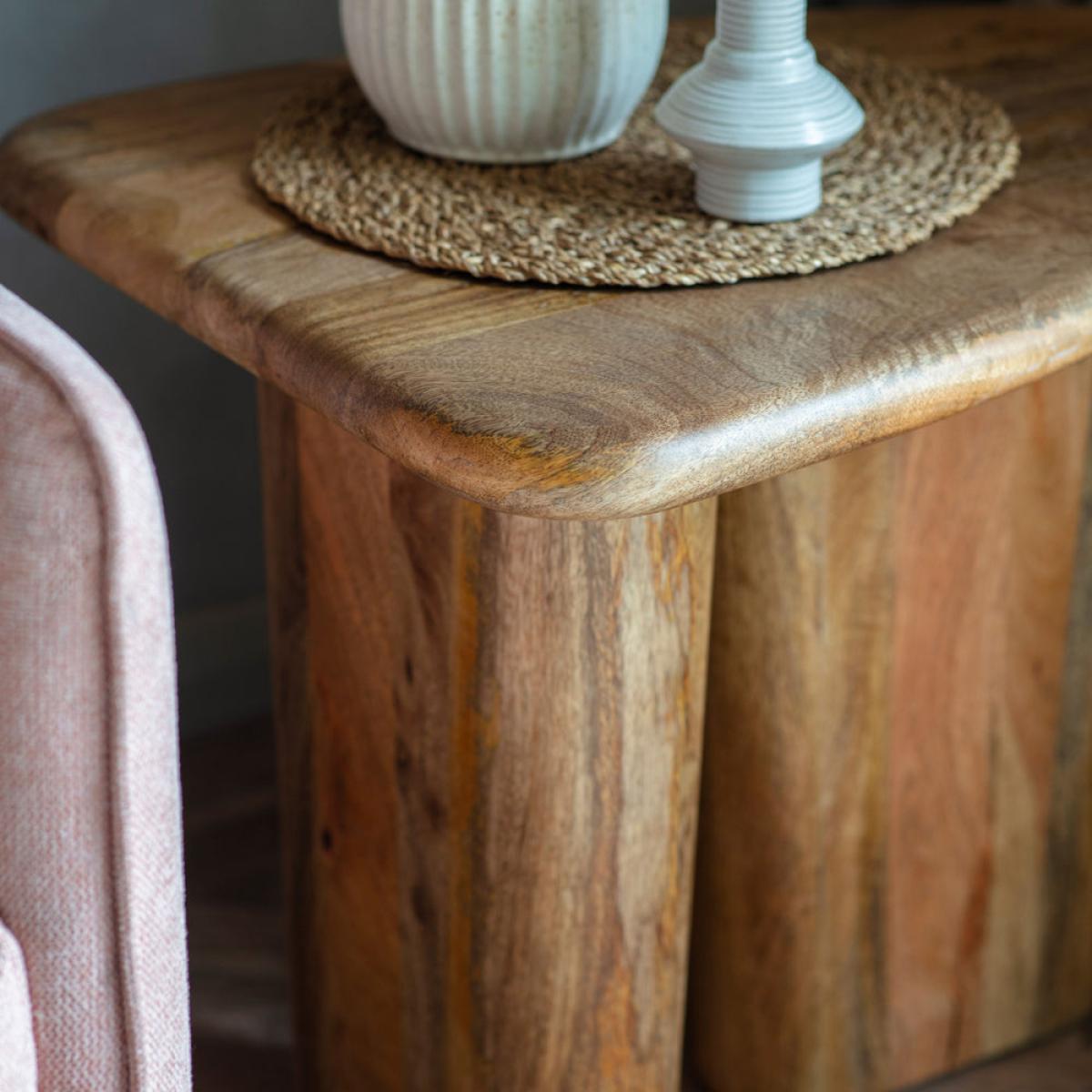 Gallery Interiors Reyna Side Table Natural – image 3