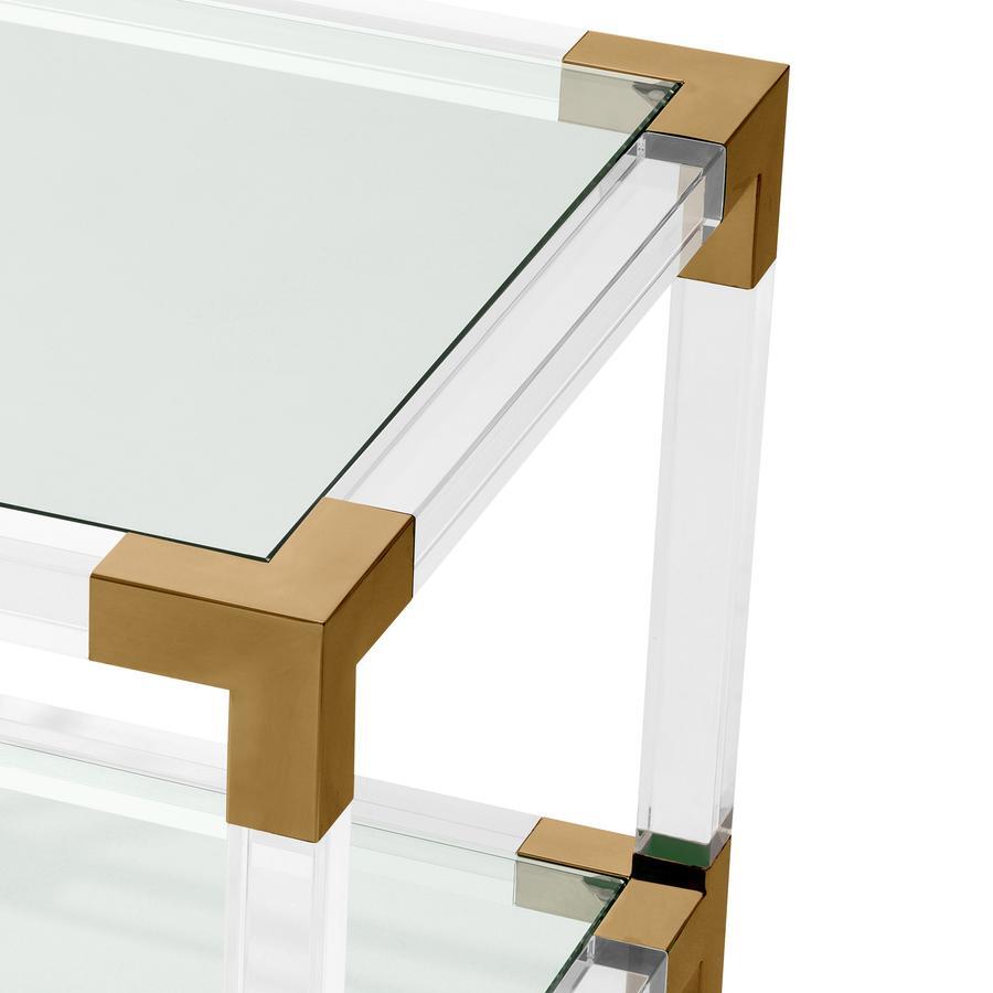 Eichholtz Royalton Side Table in Brushed Brass Finish – image 3