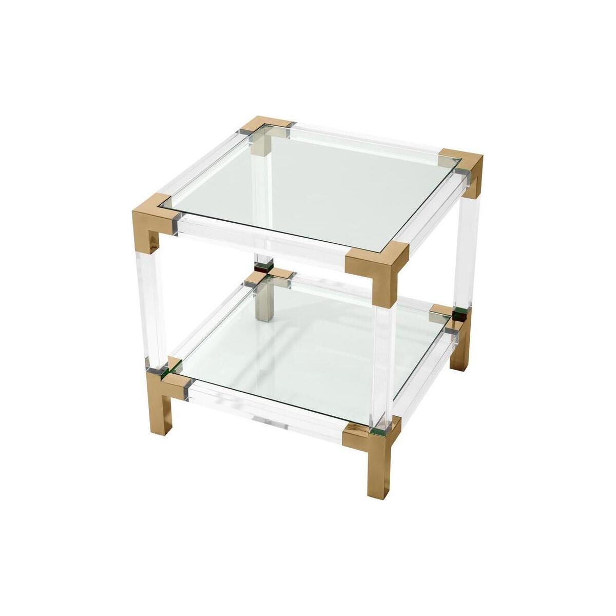 Eichholtz Royalton Side Table in Brushed Brass Finish – image 2