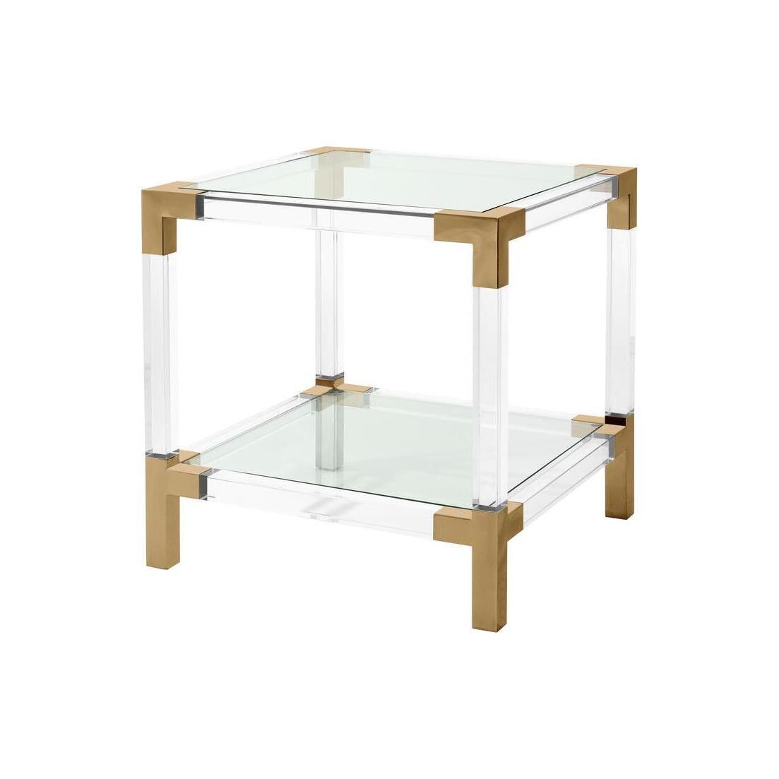 Eichholtz Royalton Side Table in Brushed Brass Finish – image 1