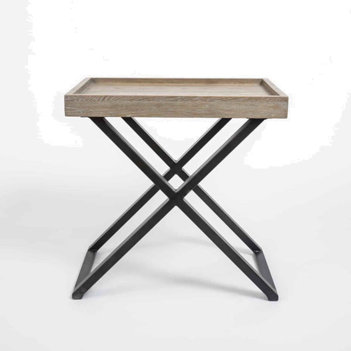 Olivia's Pershore Aged Oak Side Table – image 1
