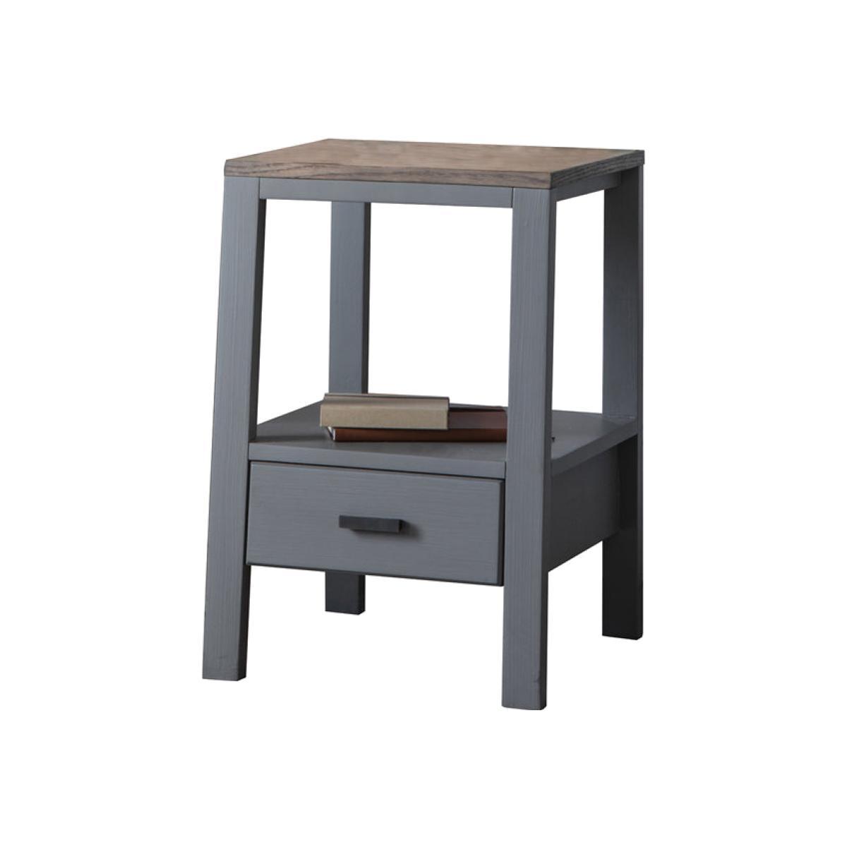 Gallery Direct Sherwood Smoked Grey Side Table – image 1