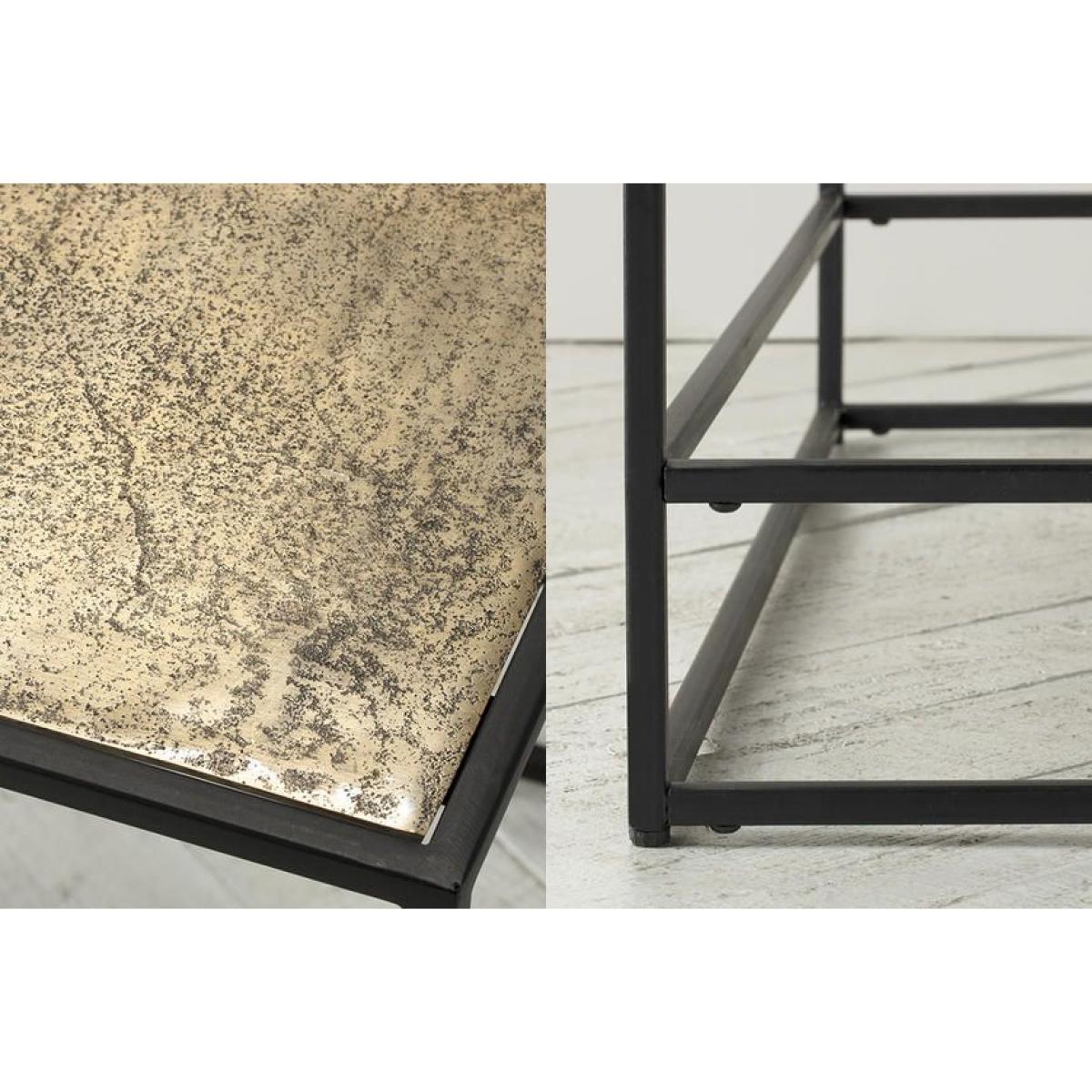 Gallery Direct Hadston Side Table Antique Gold | Outlet – image 2