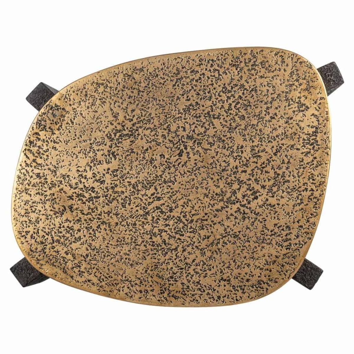 Richmond Interiors Declan Side Table in Gold – image 3