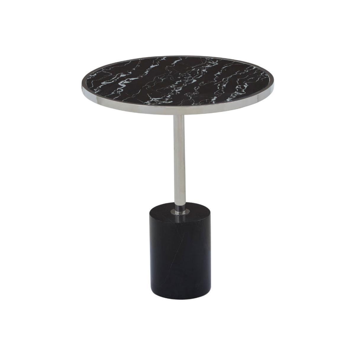 Olivia's Opal Side Table Black Marble / Black Marble – image 2
