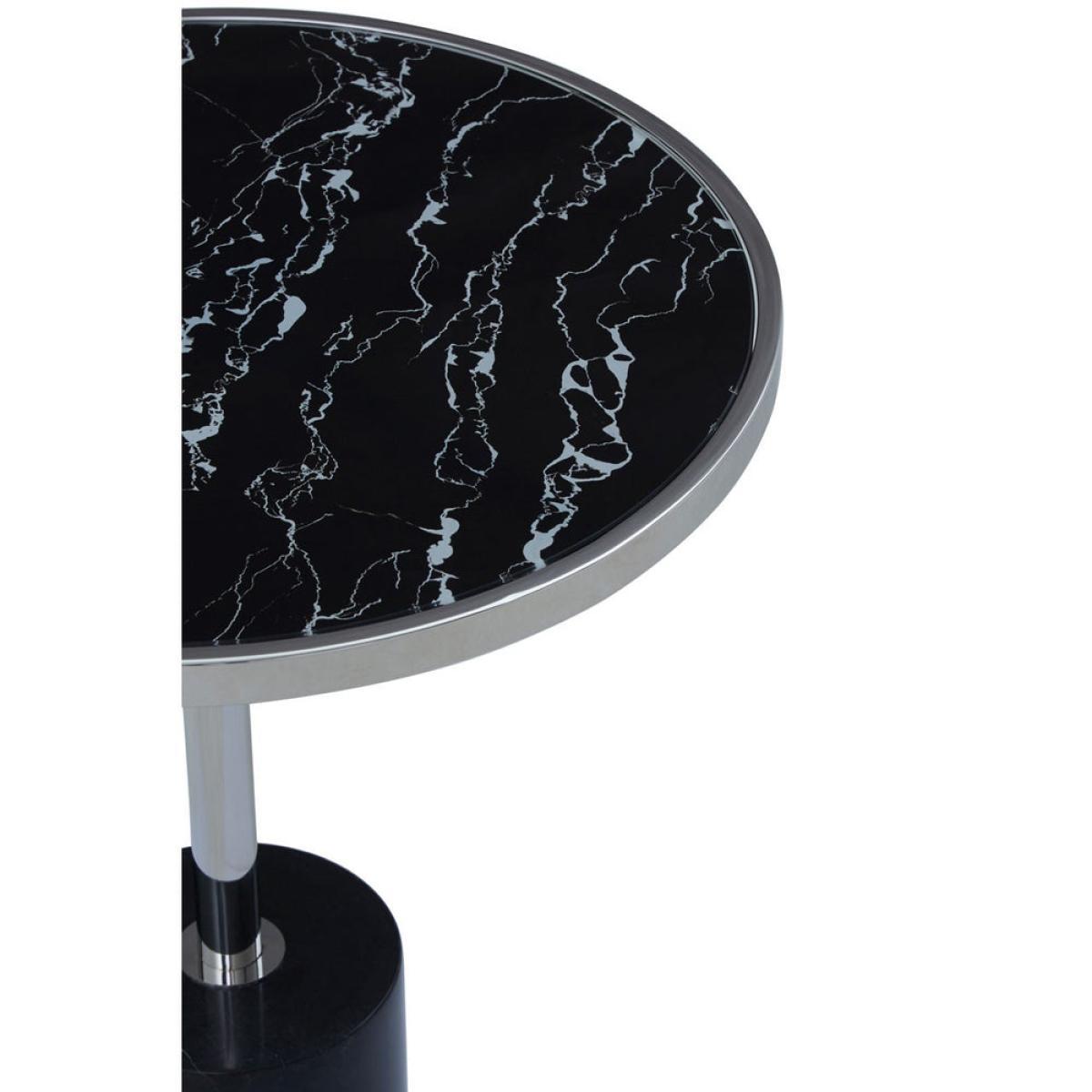 Olivia's Opal Side Table Black Marble / Black Marble – image 3