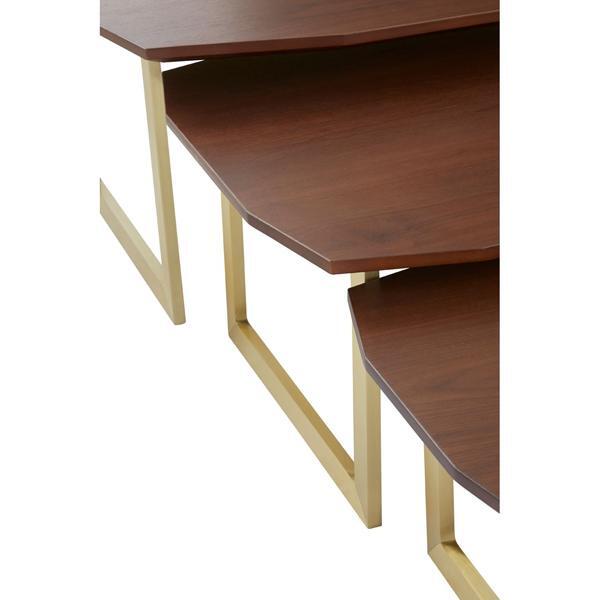 Olivia's Vera set of 3 Nesting Table – image 3