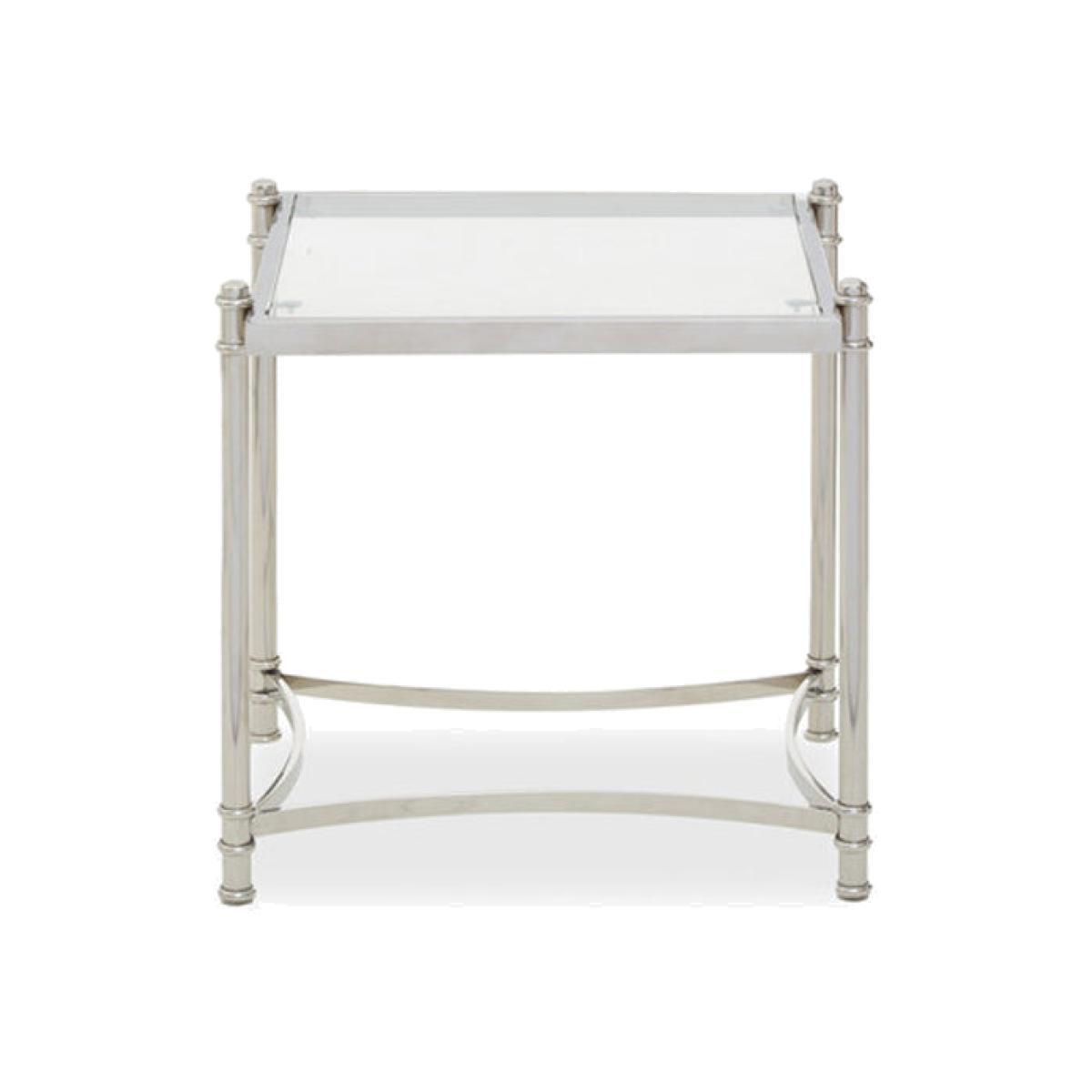 Olivia's Ashley Silver Side Table