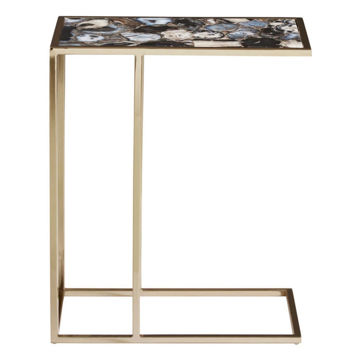 Olivia's Black Agate Sofa Table – image 4