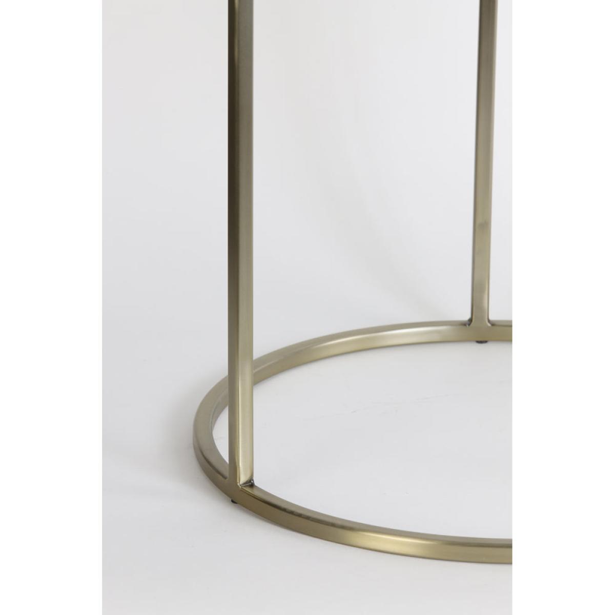 Light & Living Duarte Side Table Brown And Light Gold Set of 2 – image 6