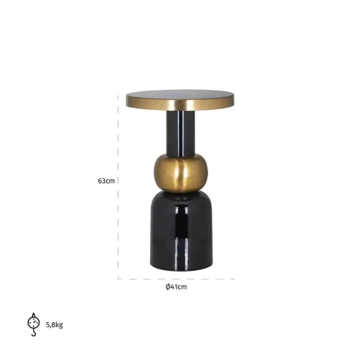 Richmond Interiors Mose Side Table in Black / Small – image 3