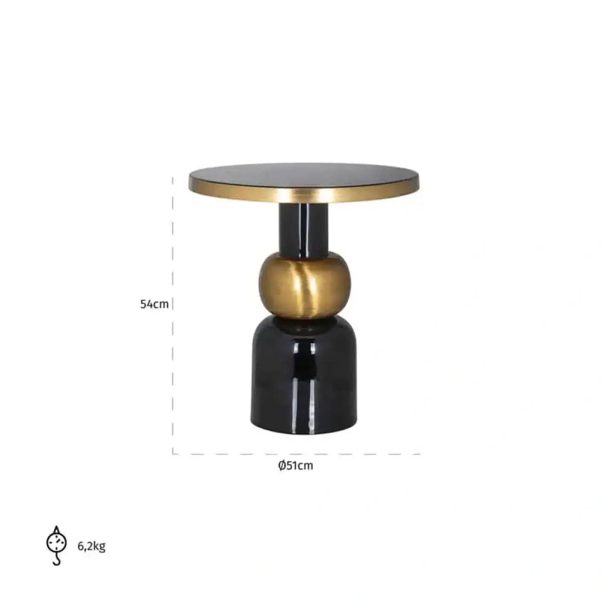 Richmond Interiors Mose Side Table in Black / Small – image 4